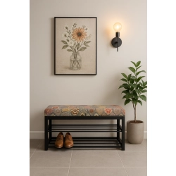 Ławka Pufa Tapicerowana Siedzisko Gładkie Hexagony Mandala LGM-5 Rozmiary od 50 cm do 200 cm
